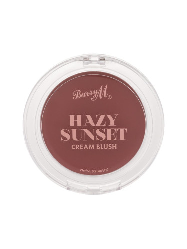 Barry M Hazy Sunset Cream Blush Руж за жени 6 g Нюанс Evening Daze