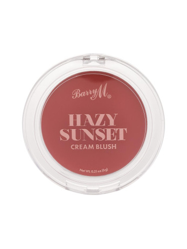 Barry M Hazy Sunset Cream Blush Руж за жени 6 g Нюанс Horizon Glow