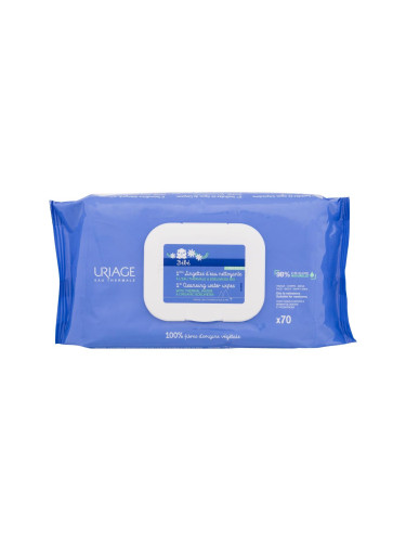 Uriage Bébé 1st Cleansing Water Wipes Почистващи кърпички за деца Комплект