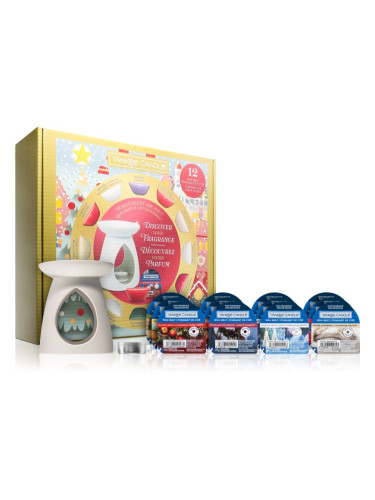 Yankee Candle Christmas Collection Aromalamp & 12 Wax Melts подаръчен комплект