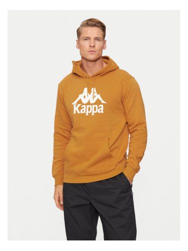 Kappa Суитшърт Malmo 3 Auth Kontemporary 341M43W Жълт Regular Fit