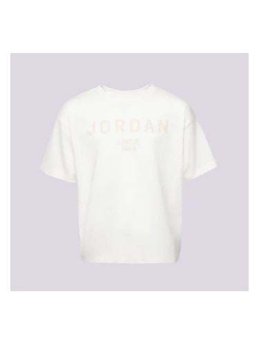 Jordan Тениска Jdg High Brand Read Ss Girl детски Дрехи Тениски 45D334-782 Бежов