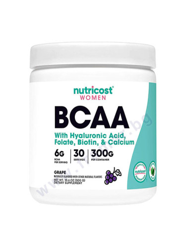 НУТРИКОСТ BCAA ЗА ЖЕНИ с вкус на грозде прах 300 г 08619