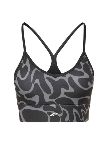 Reebok WOR AOP TRI BACK BRA Спортно бюстие, черно, размер