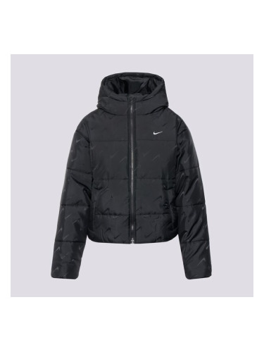 Nike Яке Пухен W Nsw Tf Snfl Nk Clsc Pfr Aop дамски Дрехи Зимни якета FV7941-010 Черен