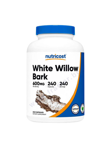 НУТРИКОСТ БЯЛА ВЪРБА капсули 600 мг * 240
