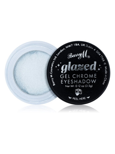 Barry M Glazed Gel Chrome Eyeshadow сенки за очи-гел цвят So Enticing 3.5 гр.