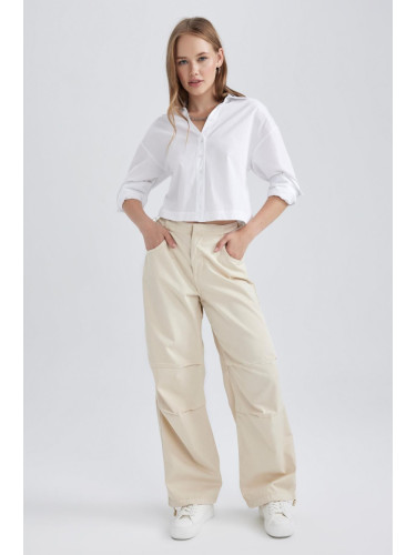 DEFACTO Cool Parachute Gabardine Trousers