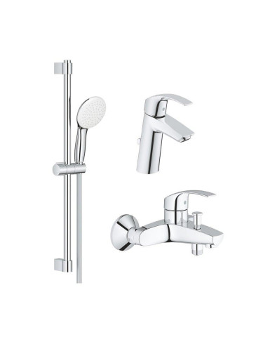 Grohe Eurosmart old комплект 3 в 1: смесители + душ комплект