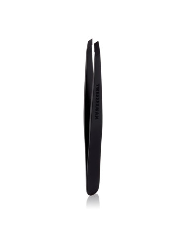 Tweezerman Slant Tweezer Black Matte наклонена пинсета 1 бр.