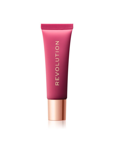 Makeup Revolution Juicy Peptide балсам за устни с пептиди цвят Pink Strawberry 8 мл.