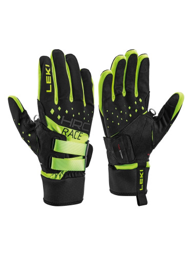 Leki HRC Race Shark Black/Neonyellow 9,5 СКИ Ръкавици