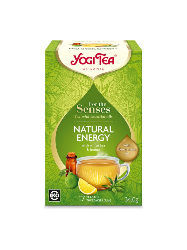 Yogi Tea Био Чай Естествена Енергия, 17пакетчета