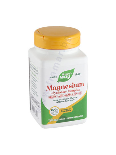 МАГНЕЗИЙ МАЛАТ таблетки 110 мг * 120 NATURE'S WAY