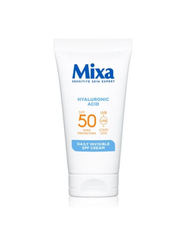 MIXA Daily Invisible SPF Cream хидратиращ дневен крем SPF 50 50 мл.