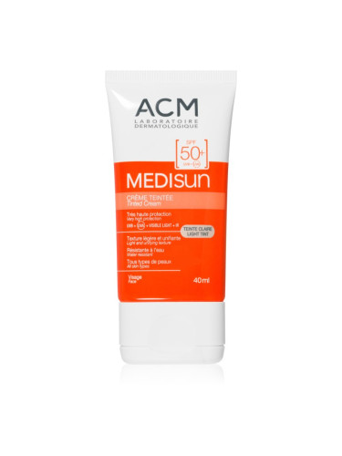 ACM Medisun защитен крем SPF 50+ цвят Light 40 мл.