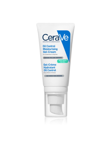 CeraVe Oil Control Moisturising Gel-Cream хидратиращ гел крем за смесена кожа 52 мл.