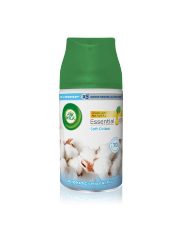 Air Wick Freshmatic Soft Cotton ароматизатор за въздух пълнител 250 мл.