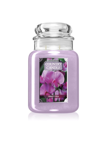 Country Candle Sweet Pea ароматна свещ 737 гр.