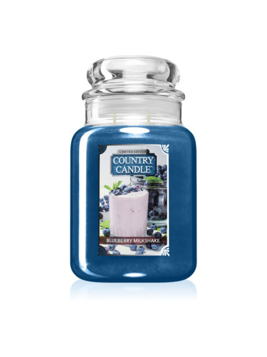 Country Candle Blueberry Milkshake ароматна свещ 737 гр.