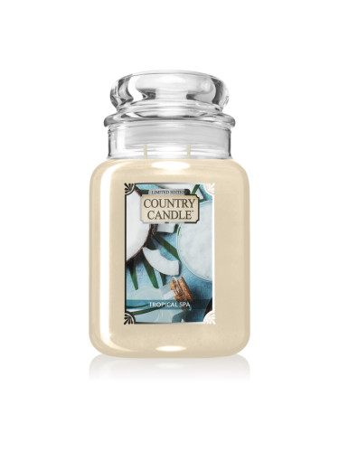 Country Candle Tropical Spa ароматна свещ 737 гр.