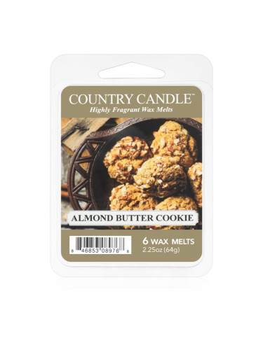 Country Candle Almond Butter Cookies восък за арома-лампа 64 гр.