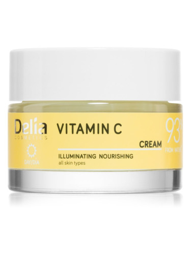 Delia Cosmetics Vitamin C озаряващ дневен крем за лице 50 мл.