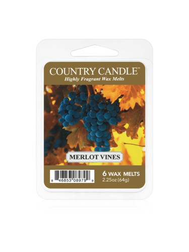 Country Candle Merlot Vines восък за арома-лампа 64 гр.