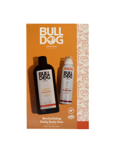 Bulldog Lemon & Bergamot Revitalising Body Care Duo подаръчен комплект за тяло за мъже