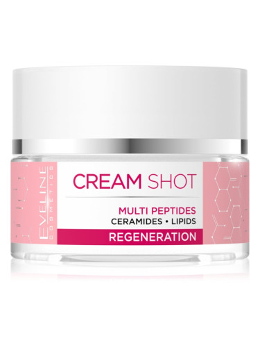 Eveline Cosmetics Cream Shot Multi Peptides регенериращ крем против признаци на стареене 50 мл.