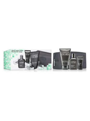 Clinique Holiday For Men Essentials Set подаръчен комплект за бръснене и почистване на лицето за мъже