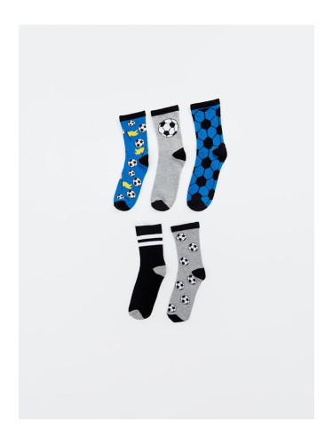 LC Waikiki 5-Piece Lcw Patterned Boy's Socks