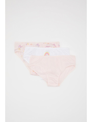 DEFACTO Girl's 3-Piece Slip Panties