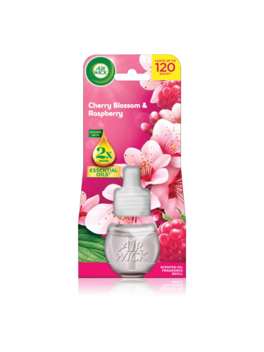 Air Wick Cherry Blossom & Rasberry пълнител за електрически дифузер 19 мл.