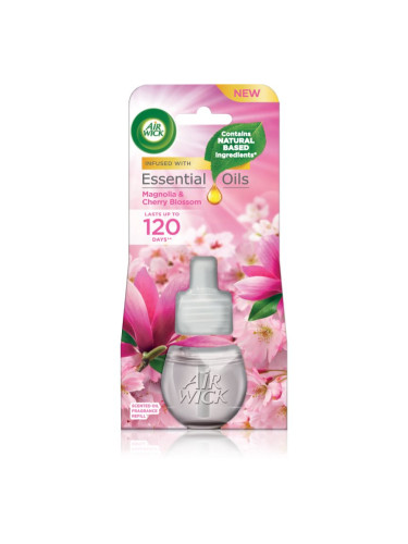 Air Wick Magnolia & Cherry Blossom пълнител за електрически дифузер 19 мл.