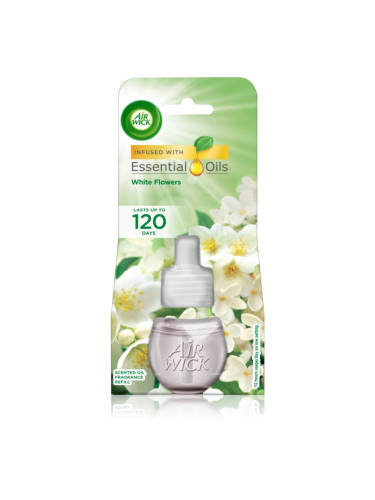 Air Wick White Flowers пълнител за електрически дифузер 19 мл.