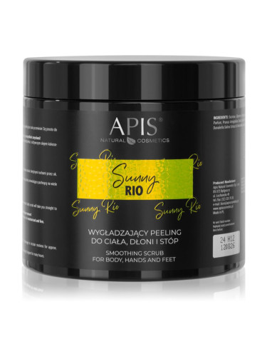 Apis Natural Cosmetics SUNNY RIO изглаждащ пилинг за тяло 700 гр.