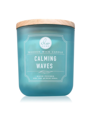 DW Home Signature Calming Waves ароматна свещ с дървен фитил 326 гр.