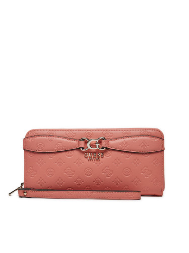 Голям дамски портфейл Guess Arlena Logo (PG) Wallets SWPG93 36460 Коралов