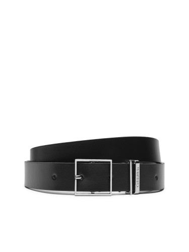 Дамски колан Calvin Klein Branded Loop Square Belt 2.5 K60K612866 Черен