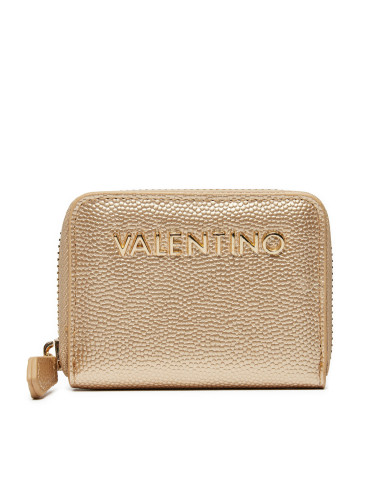 Малък дамски портфейл Valentino Divina VPS1R4139G Златист