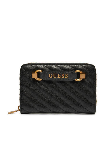 Guess Малък дамски портфейл SWQB94 95140 Черен