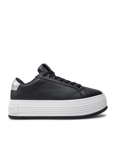 Calvin Klein Jeans Сникърси Bold Flatf Low Mix Ohb YW0YW01632 Черен