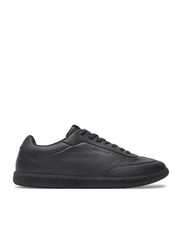 Calvin Klein Сникърси Low Top Lace Up Lth HM0HM01790 Черен