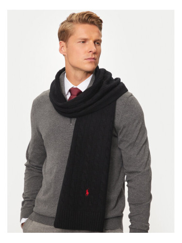 Polo Ralph Lauren Зимен шал 449959345001 Черен