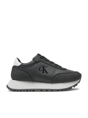 Calvin Klein Jeans Сникърси Low Cut Lace-Up Sneaker V3A9-81004-1269 M Черен