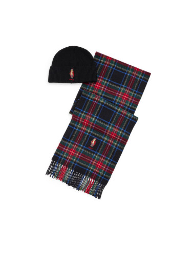 Polo Ralph Lauren Комплект шал и шапка 449959531001 Цветен
