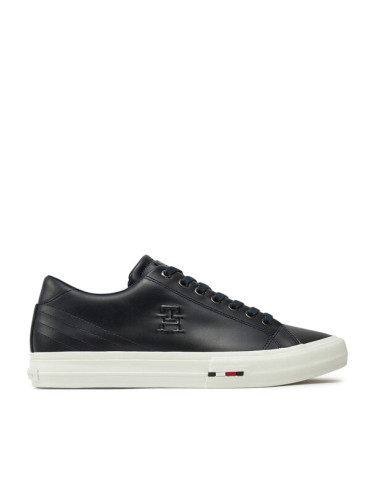 Tommy Hilfiger Сникърси Hi Vulc Street Patch Lth Luxe FM0FM05203 Тъмносин