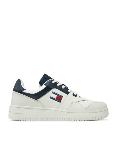 Tommy Jeans Сникърси Tjm Retro Basket Ess EM0EM01395 Бял