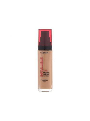 L'Oréal Paris Infaillible 32H Fresh Wear SPF25 Фон дьо тен за жени 30 ml Нюанс 300 Neutral